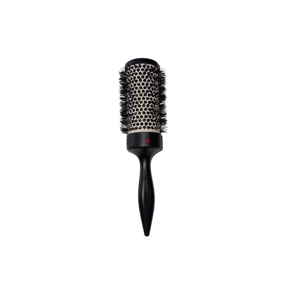 Denman D76 The Thermoceramic Hot Curl Hair Brush Large Black Silver Bristles NEW